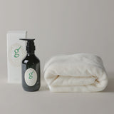 BODY & HAIR モイストシャンプー & シルク混 今治バスタオル