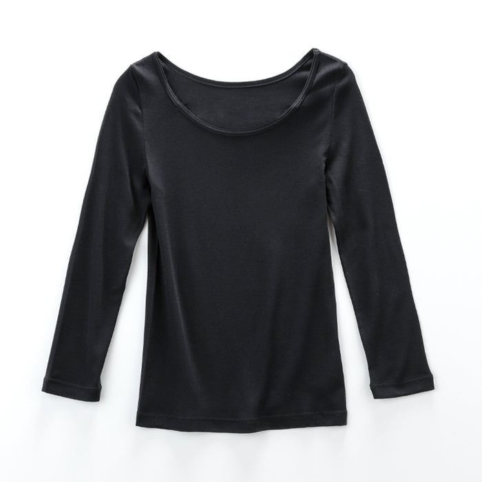 レディースインナー 8分袖 – 絹生活研究所 Online store